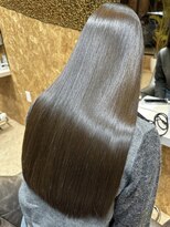 ノンダメージサロン(R)福岡天神店 【髪質整形】【絹髪】超高濃度水素ケアストレート+シルクTR