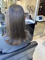 エアー 神戸(AIR)&nbsp;オリーブベージュ＊ミディアムヘア