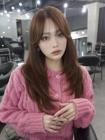 ラベル 渋谷(LAVEL)&nbsp;ワンホンレイヤー/縮毛矯正/トリートメント