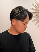メゾンフォーメン 心斎橋店(Maison for men) ニュアンスセンターパート テーパーフェード