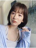 切りっぱなしボブショートカットレイヤーボブ髪質改善表参道