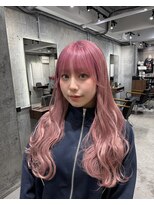 オルズ 渋谷(ALLZ)&nbsp;渋谷/渋谷駅/ケアブリーチ/ダブルカラー/ペールピンク/ブリーチ