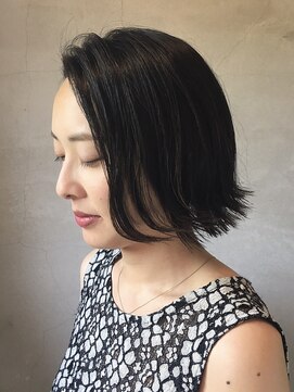 ヘアーミュゼ 井田店(Hair Musee) 旬のおしゃれが楽しくなる瑞々しい切りっぱなしボブ★