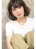 フラッフィーボブ×透明感グレージュ×ハイライト　20代30代♪