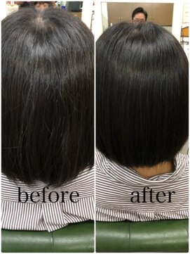 マイン ヘアー クリニック(main hair Clinic) お客様の縮毛矯正