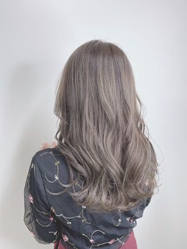 ヘアリゾートエーアイ 高田馬場店(hair resort Ai) モテ髪アッシュグレージュロングヘア【Ai高田馬場店】