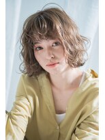 ヴァンクシー バイ ルナ(VANKCY by Luna)&nbsp;大人ボブ 可愛い ココアブラウン 前髪カタログ パーマ 簡単 登戸