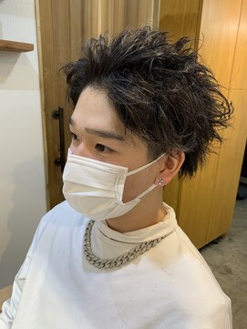 エルオム(EL.HOMME) 【MITSU】オールバックショートレイヤー×無造作