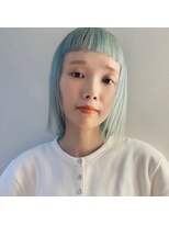 クク(QUQU)&nbsp;ペールブルーボブ