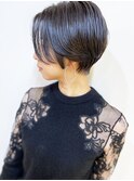 【松戸 ムラマツ】大人かわいい前髪なしショートボブ