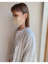 ツイギー 宮西店(TWiGGY) 切りっぱなしボブにショートバング