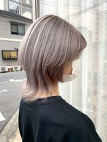 ヘアーアンドスパ フェリーチェ ミチ 野田屋町店(HAIR&SPA felice MICHI) 【felice MICHI 石井あすか】ホワイトシルバー