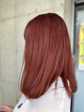 ガルボヘアー 名古屋栄店(garbo hair) ハイトーン10代20代ケアブリーチレッドカラー