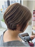 糸チップハイライト×ショートスタイル
