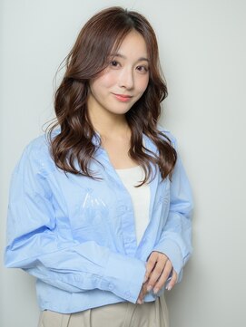 ヒョンミョン ライズバイレボ 取手店(hyon myon/RISE by REVO) レイヤーカット/デザインカラー/オリーブベージュ[取手/取手駅]