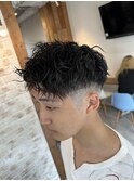 skin fade×twist spiral
