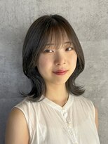 ヘアサロン コレハ(hair salon CoReha)&nbsp;【ナチュラルミディアム×ミントグレージュ】高橋