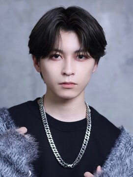 リップス 表参道店(LIPPS) 黒髪センターパート