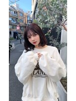 ドットハリス(.Hallis)&nbsp;マロンベージュ【透明感/ブリーチ/ダブルカラー】