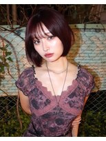 ハコ プラス(HACO+) レッドブラウン　切りっぱなしボブ