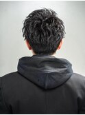 男の30代を作るアップバングショート