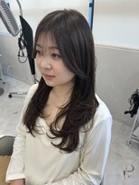 マリアバイアフロート(Maria by AFLOAT)&nbsp;【ロングレイヤーカット/内巻きレイヤー/ミルクティーブラウン】