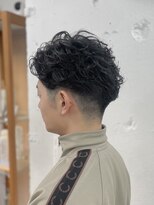 リッカ(RICCA)&nbsp;【メンズパーマ】アップバング刈り上げショート♪