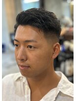 フランクスバーバーリザーブ 人形町店(FRANK’S BARBER RESERVE) ハンサムショートフェードスタイルH