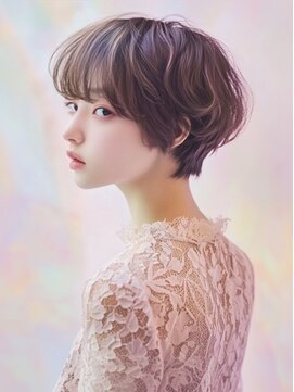 アルトリスト(Altruist Aging×HAIR&SPA) ☆イメチェンピンクベージュアンブレラカラー前髪クールショート