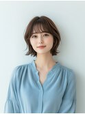 大人ショートレイヤーボブ