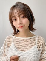 エトラ 渋谷店(etora)&nbsp;前髪 外ハネボブ ワイドバング イメチェン 美髪"