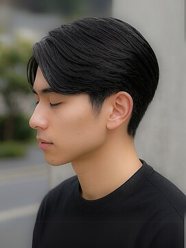 ルシードスタイルサワ(LUCIDO STYLE sawa) センターパートビジネスマンマッシュ男ウケ清潔感