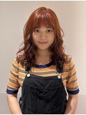 アプリコットオレンジブラウン