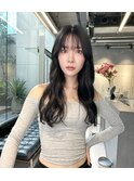ロングレイヤー 小顔 似合わせ