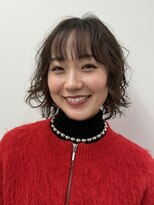 エアー 横浜(AIR)&nbsp;【寺本】トレンドボブパーマヘアおろしバング