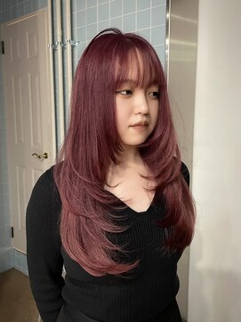 クペウヘイヴン(cope'u HAVEN) 原宿/レイヤーカット　ブリーチ　デザインカラー　ルーツカラー