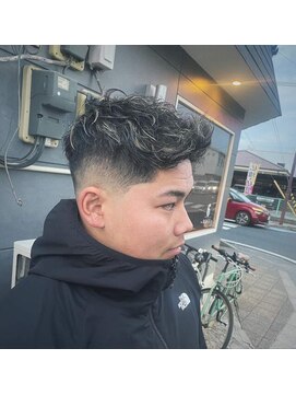 ログ(.6 ROGU) メッシュパーマ