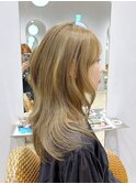 【Tierra美侑】ダブルカラーで作るピスタチオベージュ