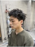 ナチュラル刈り上げ/スパイキーショート