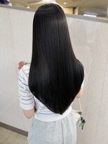 美容室 佐竹 暗髪ストレート