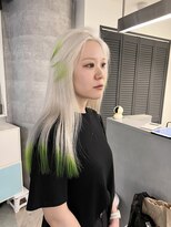 アンドソー 池袋(&so.) ハイトーンカラー/ホワイトブロンド/レイヤー カット/池袋
