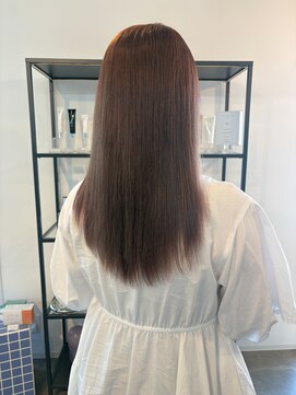 クララジャパン ナベシマ(CLALA JAPAN Nabeshima) グレージュ 艶髪 髪質改善 ブリーチ ピンクベージュ 韓国風
