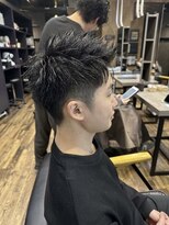 シャインヘアフラッペ 新百合ヶ丘2号店(Shine hair frappe)&nbsp;Shine hair frappe 束感スパイキーショート×ツーブロック