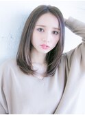 毛先ワンカールのふんわりストレート☆relian青山