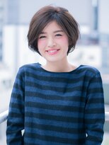 ドラマチックヘア 南越谷店(DRAMATICHAIR)&nbsp;♯ナチュラルショート♯ハンサムショートネイビーカラー