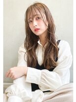 リアン(Lien)&nbsp;Lien☆ピンクブラウン×シースルーバングスタイル 立川