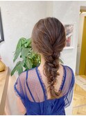 【Lond佐野】お呼ばれ結婚式 編み下ろしヘアアレンジ 小顔モテ