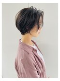 dark grege × short bob【Steed/立川】