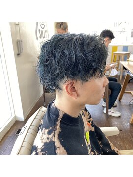 シリー(SILLY) ブルーブラックツイスパ