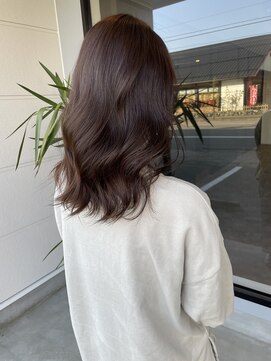 ナンバー(number+) 20代30代40代大人可愛いヨシンモリラベンダーブラウン透明感